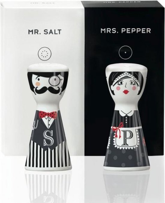 Aubergine Opsplitsen trog Ritzenhoff Mr. Salt & Mrs. Pepper Peper- & zoutstel 069 | bol.com