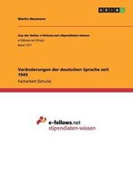 Veranderungen Der Deutschen Sprache Seit 1945