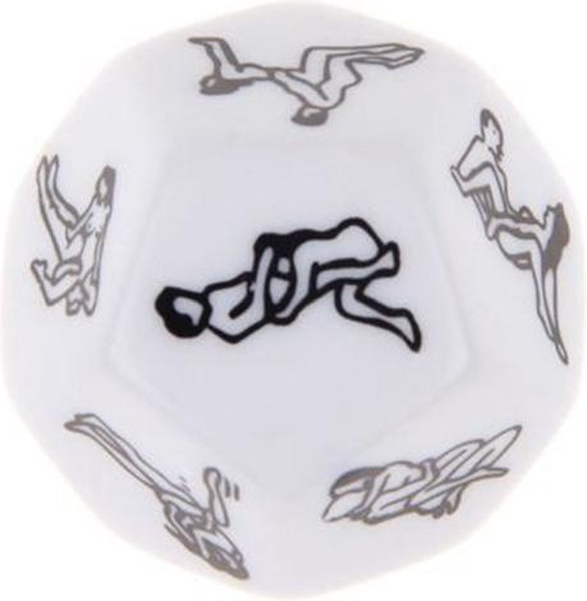 Goedkoopste Dobbelstenen Black / White and Glow Edition | Valentijn cadeau voor haar hem | Gift Edition met Glow in the Dark & Black and White Edition - 12 Opties | Erotische | Erotisch Spel - Sex Dice - Erotiek | Spel | Kamasutra | Vrijgezellenfeest