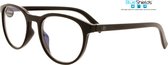 Icon Eyewear NFB350 +3.00 Figo BlueShields leesbril - blauw licht filter lens - Glanzend zwart
