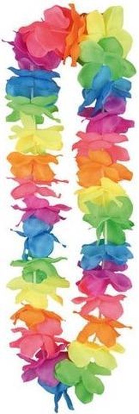 Hawaikrans - Multicolor - Verschillende kleuren - Fluo Carnaval | bol.com