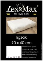 Lex & Max - Binnenkussen - Ligzak - 90x60x21cm