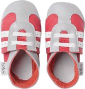 Bobux babyslofjes Sport shoe silver red Maat: S (11,2 cm)