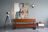 Wandkleed - Thoughts - Urban Cotton - 190x145cm (L) - Schilderij - Muurdecoratie