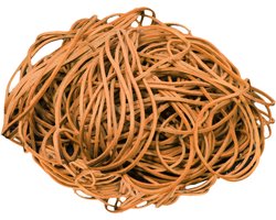 Elastiek 60x1 | 5mm bruin