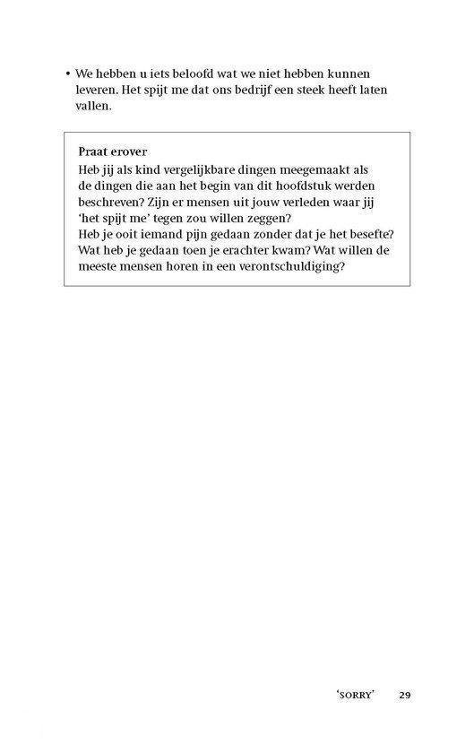 Als sorry niet meer helpt