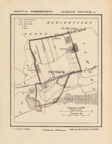 Historische kaart, plattegrond van gemeente Nieuwkuik c.a. in Noord Brabant uit 1867 door Kuyper van Kaartcadeau.com