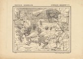 Historische kaart, plattegrond van gemeente Apeldoorn 2 (Terreinkaart van het Dorp en  het Loo in Gelderland uit 1867 door Kuyper van Kaartcadeau.com