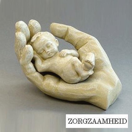 De kamer schoonmaken thee Magazijn Parastone beeldje baby in hand - los - ivoor - 2625.50 - 6 cm hoog | bol.com