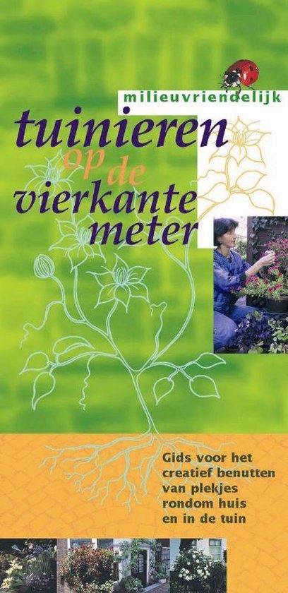 Cover van het boek 'Tuinieren op de vierkante meter' van J. Voskuil