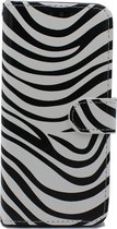 Huawei P Smart Z Hoesje met Print - Portemonnee Book Case - Kaarthouder & Magneetlipje - Zebra Print