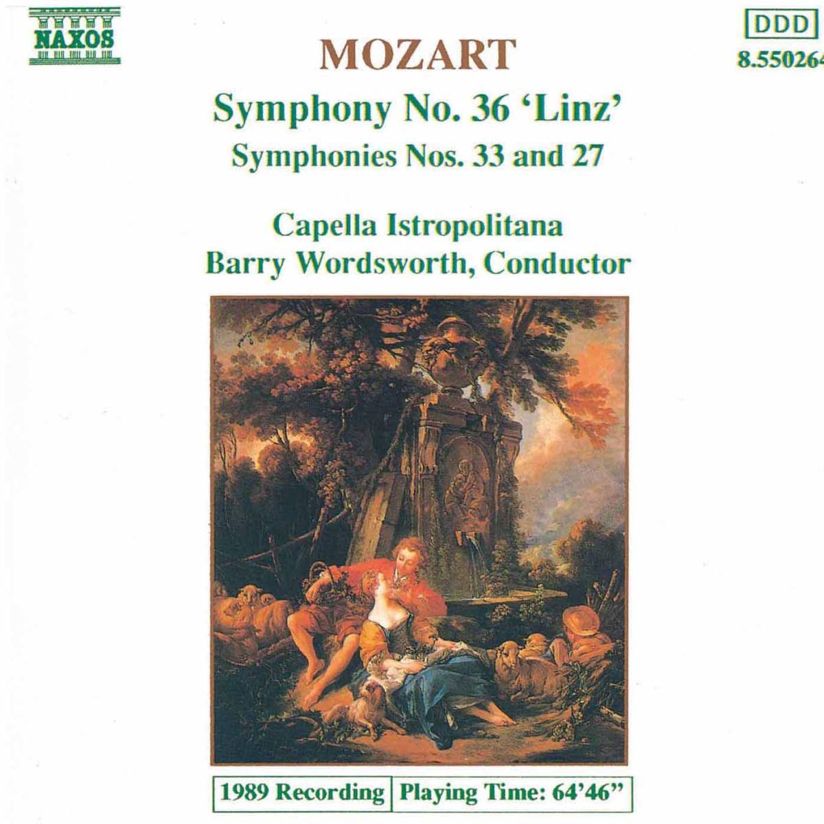 Capella Istropolitana, Barry Wordsworth - Mozart: Symphonies 36, 33 & 37 (CD)