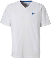 Donnay Cooldry V-Neck - Sportshirt - Heren - Maat M - Wit