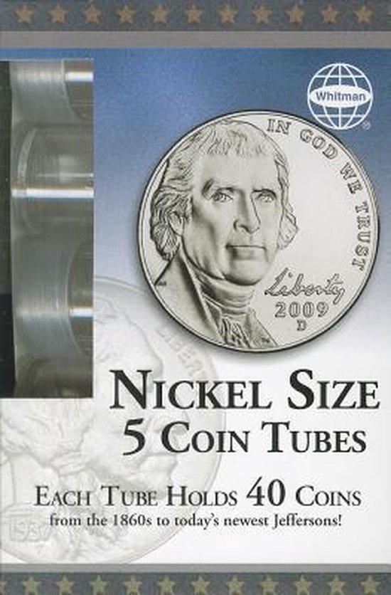 Whitman Nickel Size 5 Coin Tubes - cover