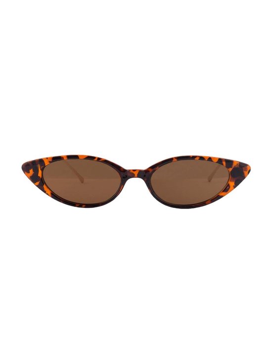 Seraph flauw verwennen Small cat eye sunglasses brown | bol.com