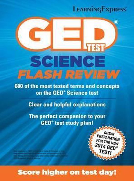 GED Test Science Flash Review, Learningexpress Llc 9781611030099