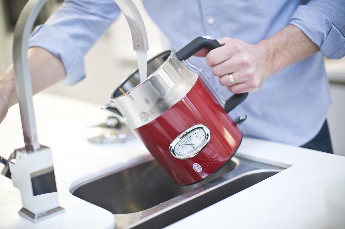 Russell Hobbs 21670-70 Retro Ribbon Red Waterkoker - Rood — afbeelding 6