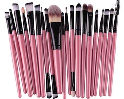 Professionele 20-Delige Make Up Kwasten Set - Cosmetica Visagie Makeup Brushes