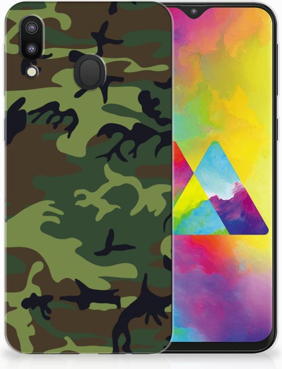 Samsung Galaxy M20 (Power) TPU bumper Army Dark