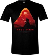Star Wars - Kylo Ren Cover T-shirt - Zwart - L