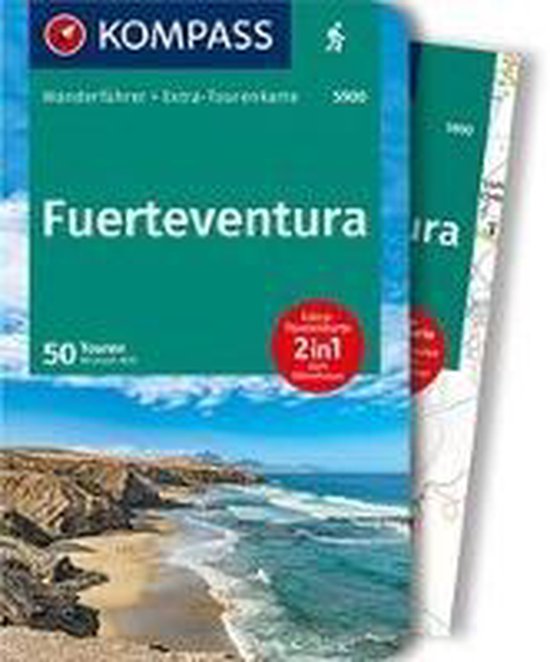Kompass Wanderfuhrer 5900 Fuerteventura Wandelgids 1 : 60 000