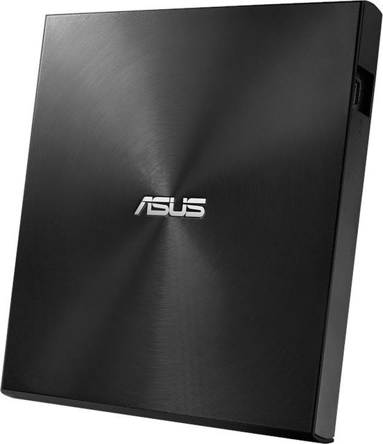 ASUS ZenDrive U9M SDRW-08U9M-U - Schijfstation - DVD�RW (�R DL) - 8x/8x - USB 2.0 - extern - zwart - voor 15; ROG Strix G15; ROG Zephyrus Duo 15; ROG Zephyrus G14; TUF505; ZenBook 13 - ASUS