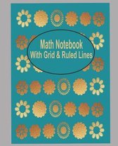 Math Book with grid and ruled lines