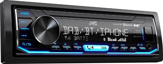 Flitsend Erge, ernstige klimaat JVC KD-X451DBT - Autoradio met DAB+ | bol.com
