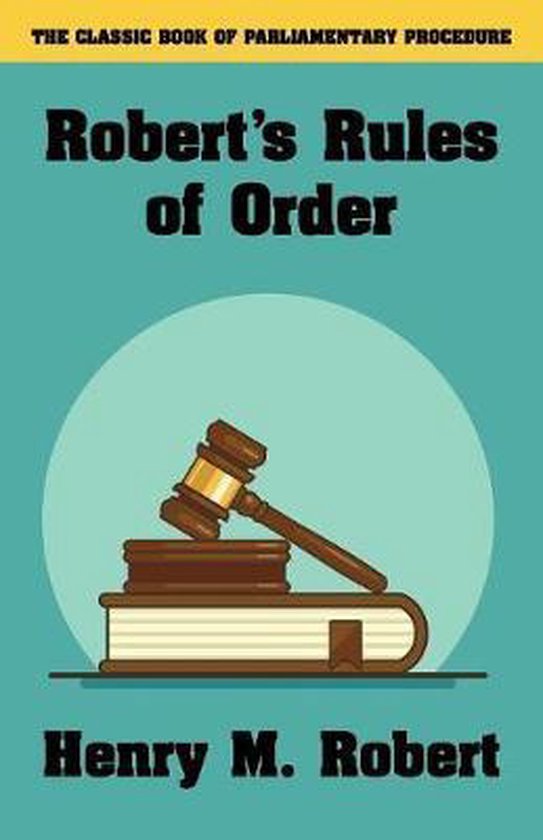 Robert's Rules of Order - cover