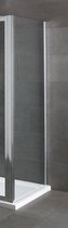 Douchewand Zijpaneel 6mm gehard easy clean glas transparant 185x70cm - Volente Eastbrook