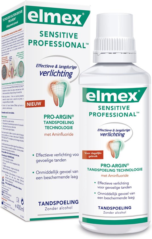Elmex Sensitive Professional Pro-Argin Tandspoeling Technologie 400 ml |  bol.com
