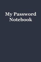 My Password Notebook