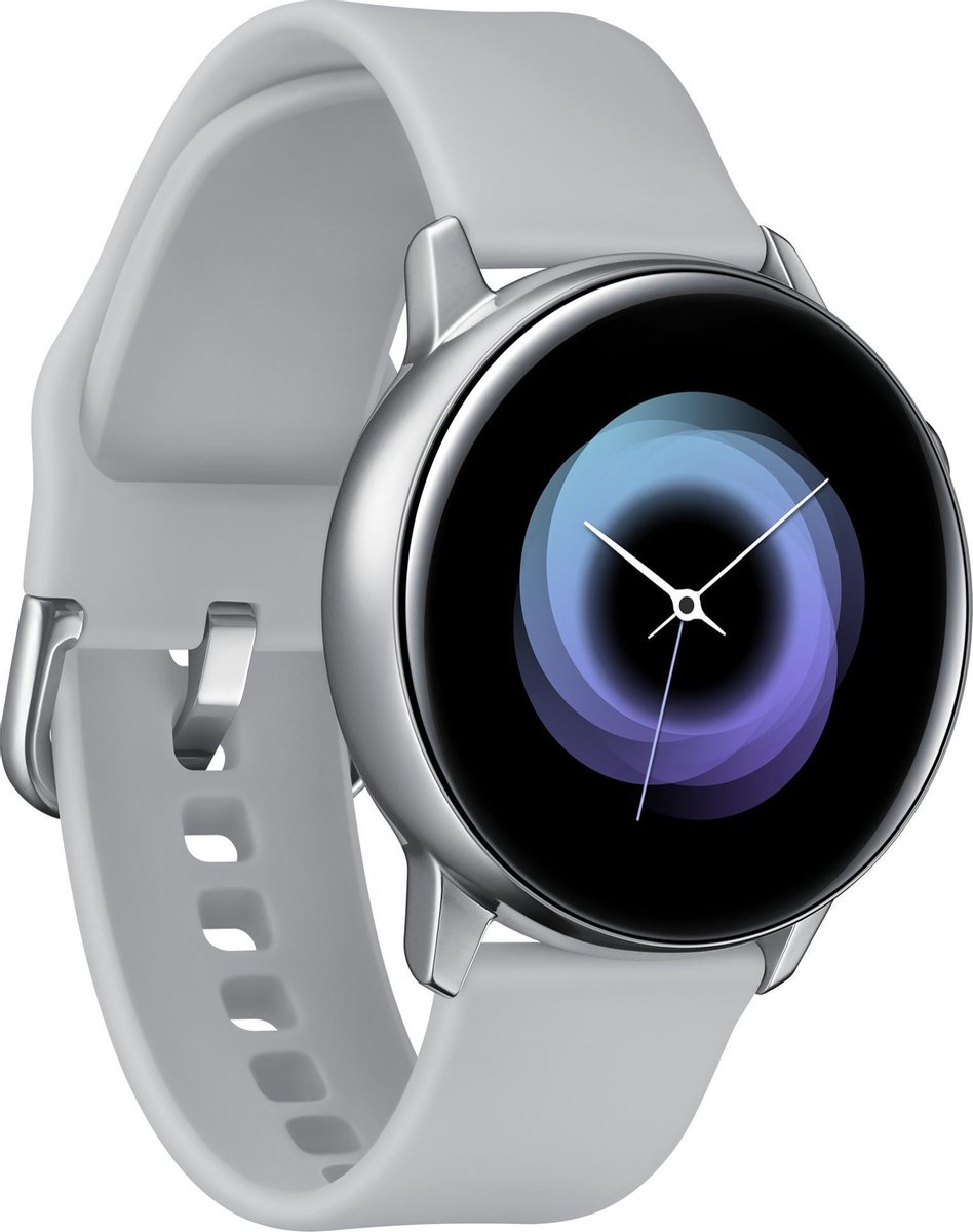 Samsung Galaxy Watch Active - Smartwatch - 39 mm - Zilver | bol.com