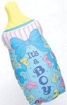 folieballon - fles geboorte jongen