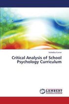 Critical Analysis of School Psychology Curriculum