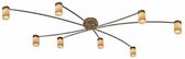 Plafondlamp Spider Brons