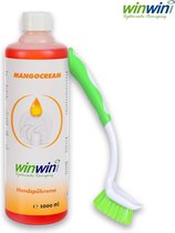 winwinCLEAN Afwasmiddel "MANGOCREAM " 1000ml + Afwasborstel 100% Biologisch
