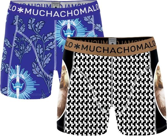 Muchachomalo - No guts no glory Jongens Boxershorts - 2-PACK - print/print