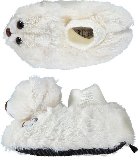 Chaussons / chaussons animaux pour enfants ours blanc 29-30