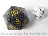 Chessex dobbelsteen, 34 mm 20-zijdig, Speckled Urban Camo