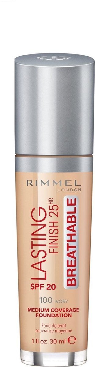 Goedkoopste Rimmel London Lasting Finish Breathable Foundation - Ivory - Beige