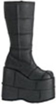 Demonia Plateau Laarzen -42 Shoes- STACK-301 US 10 Zwart