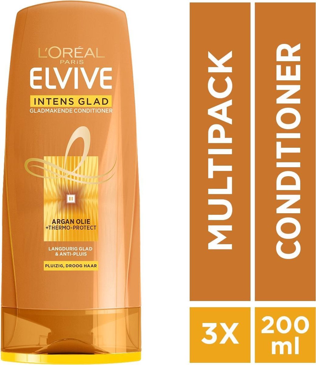 L'Oréal Paris Elvive Intens Glad Conditioner 3 x 200 ml