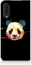 Geschikt voor Samsung Galaxy A50 Standcase Hoesje Design Panda Color