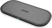 Choetech Dual Wireless Charger 20W Fast Charge - 5 Coils - Zwart
