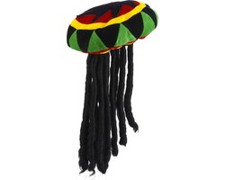 PARTY PLAY - Chapeau rasta avec des dreadlocks pour adultes - Chapeaux > Humour