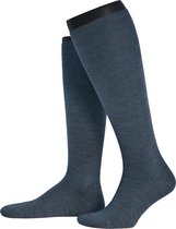 Mensocks sokken - kort - merino wol - kleur licht blauw - maat 39-40