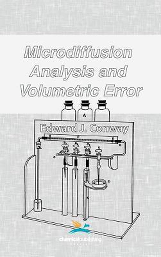 Microdiffusion Analysis And Volumetric Error | 9780820601519 | Edward J ...