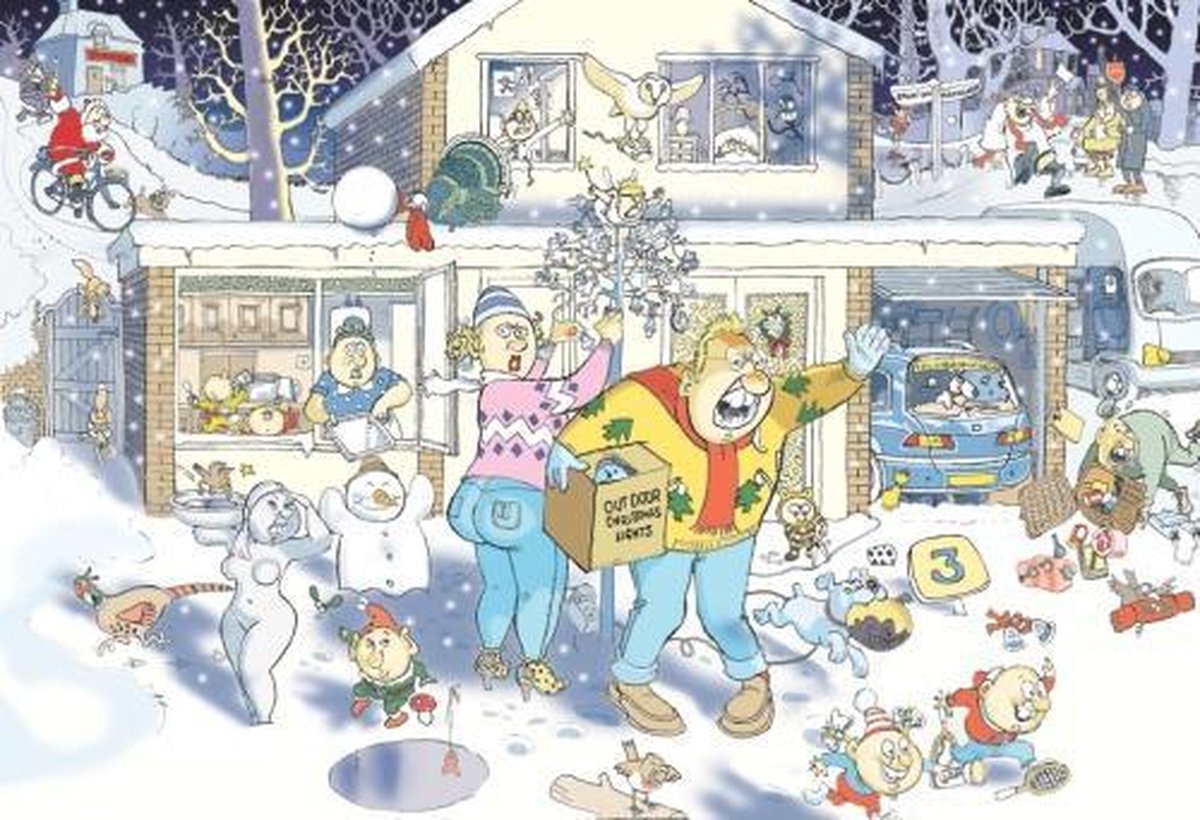 Wasgij Christmas 9 Een Heldere Kerstnacht puzzel - 1000 stukjes | bol.com