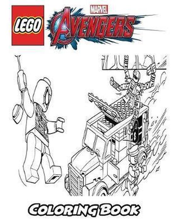 Lego marvel colouring pages
